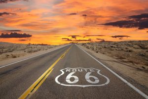 CA_Route66-sunset_adobestock_53081233--