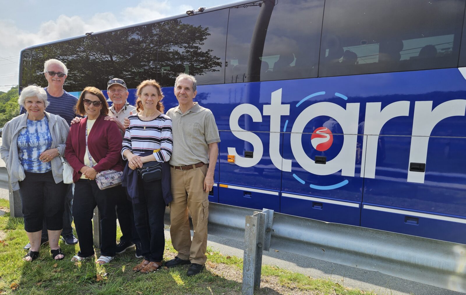 Starr Travelers in front of Starr Motorcoach