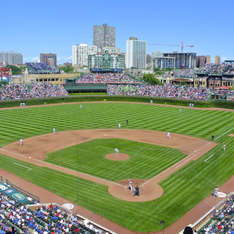 IL_Chicago_WrigleyField_Credit_RexHammock_Flickr_CCBY-SA2.0– Wrigley Field, Chicago; Photo Credit Rex Hammock, CC BY-SA 2.0