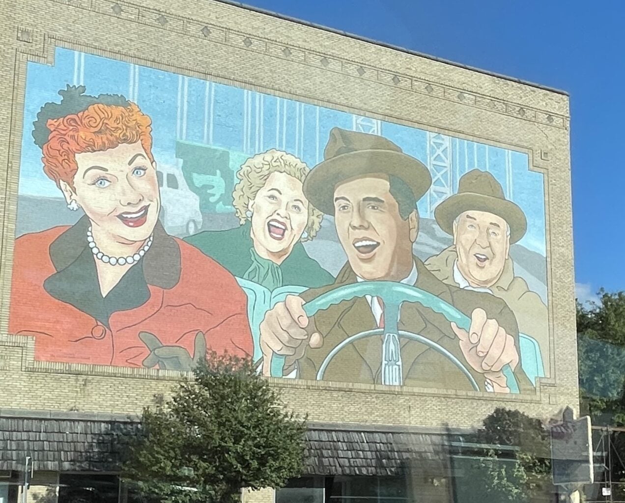 "I Love Lucy" Mural in Jamestown, NY