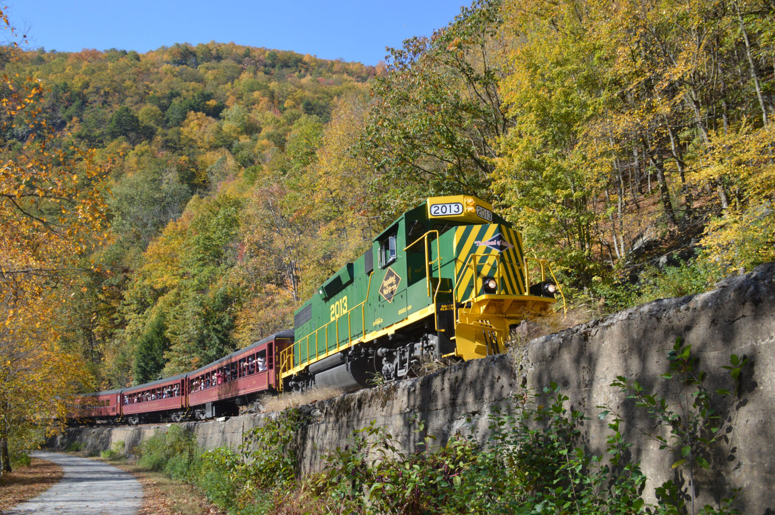 Lehigh Gorge Railway; Credit Michael Stokes, CC BY 2.0